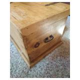 Locking Rustic Coffee Table Chest