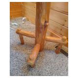 Rustic Wood Floor Lamp