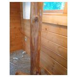 Rustic Wood Floor Lamp