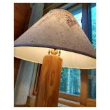 Rustic Wood Floor Lamp