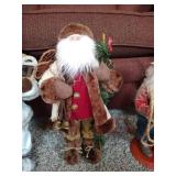(5) Standing Santa Figures