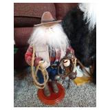 (5) Standing Santa Figures
