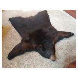 Beautiful Black Bear Rug
