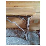 Rustic Stick & Board Sofa Table