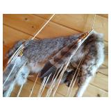 Native American Bow & Arrows With Bobcat Skin Quiver - Very Neat!
