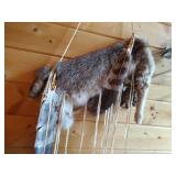 Native American Bow & Arrows With Bobcat Skin Quiver - Very Neat!