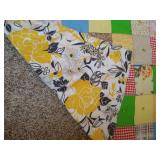 Vintage Homemade & Hand-Tied Quilt