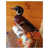 Mounted Stuffed Wood Duck