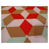 Antique Homemade & Hand-Tied Quilt