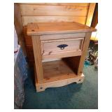 Rustic Wood Nightstand