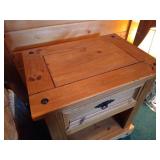 Rustic Wood Nightstand