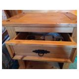 Rustic Wood Nightstand