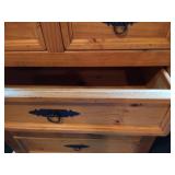 Rustic Wood 5-Drawer Chest