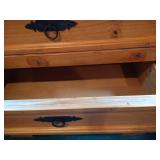 Rustic Wood 5-Drawer Chest