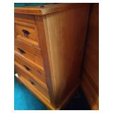 Rustic Wood 5-Drawer Chest