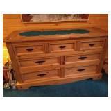 Rustic Wood Dresser