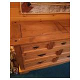 Rustic Wood Dresser