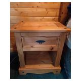 Rustic Wood Nightstand