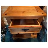 Rustic Wood Nightstand
