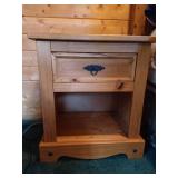 Rustic Wood Nightstand