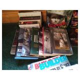 Huge Media Lot - VHS, DVDs, CDs, Books