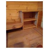 Rustic Wood Desk & Chair