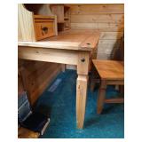 Rustic Wood Desk & Chair