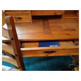 Rustic Wood Desk & Chair