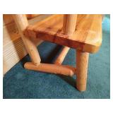 Rustic Solid Wood Bench