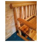 Rustic Solid Wood Bench
