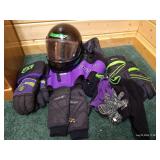 Snowmobile Lot - Helmet, Gloves, Etc