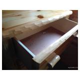 Rustic Solid Wood 4-Drawer Chest