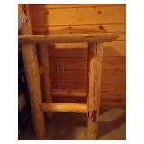 Rustic Wood Side Table