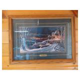 Framed Terry Redlin Print - "Family Traditions"