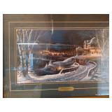 Framed Terry Redlin Print - "Family Traditions"
