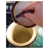 Large Stoneware Bread Bowl, Cookie Jar & Hive Jar