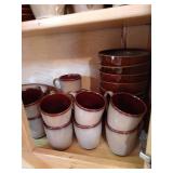 Sango Stoneware Dish Lot - (9) 4-Piece Settings