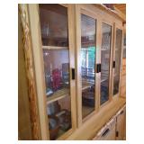 Beautiful Large Rustic Custom Made Minnesota Hickory Hutch