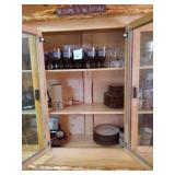 Beautiful Large Rustic Custom Made Minnesota Hickory Hutch