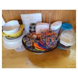 Large Lot Tupperware, Mixing Bowls, Etc.