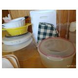 Large Lot Tupperware, Mixing Bowls, Etc.