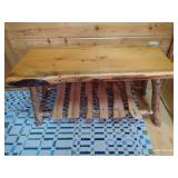 Rustic Branch & Board Wood Table/Bench