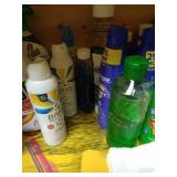 Cleaning Supplies, Bug Spray, Sun Block, Etc