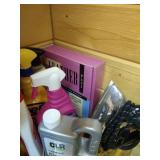 Cleaning Supplies, Bug Spray, Sun Block, Etc