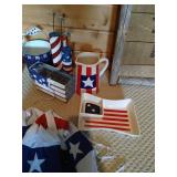 Decor Lot - America Themed, Etc