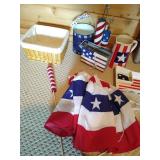 Decor Lot - America Themed, Etc