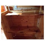 Rustic Log Shelf