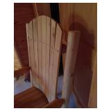 Heavy Duty Rustic Wood Rocking Chair