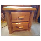 Rustic Wood Nightstand