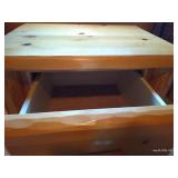 Rustic Wood Nightstand